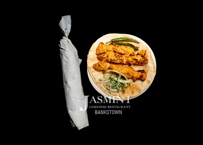 Shish Tawook Wrap at Jasmin 1 Bankstown
