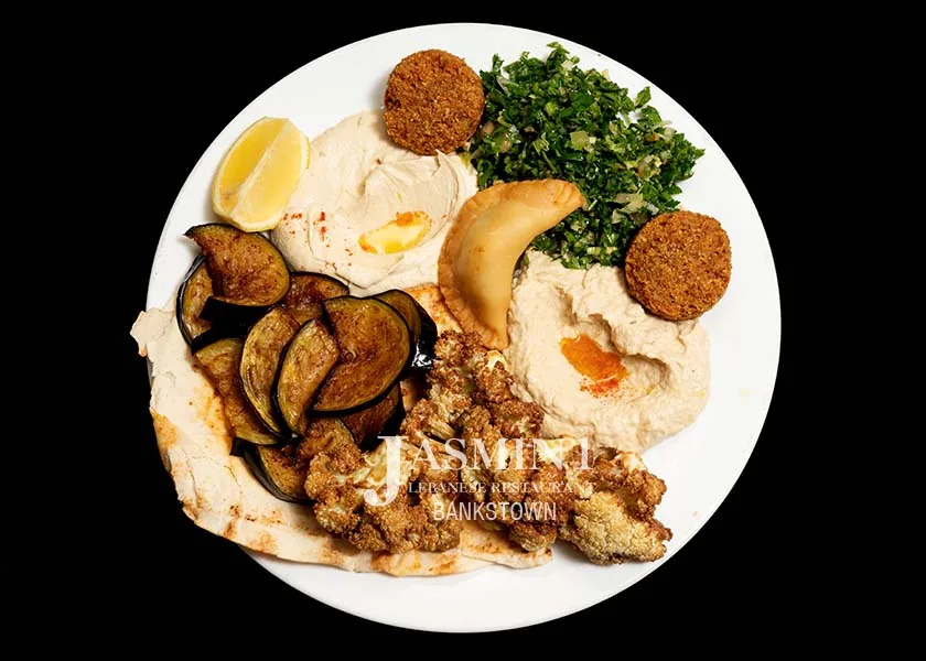 Vegie Mixed Plate at Jasmin 1 Bankstown